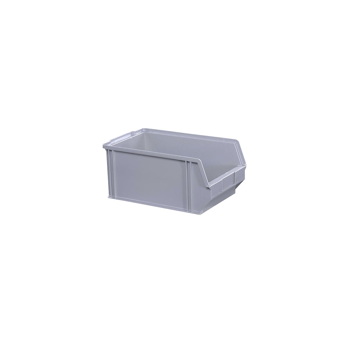 Cassettina in polistirene, lunghezza 350 mm, largh. x alt. 209 x 150 mm, conf. da 20 pz., grigio-0