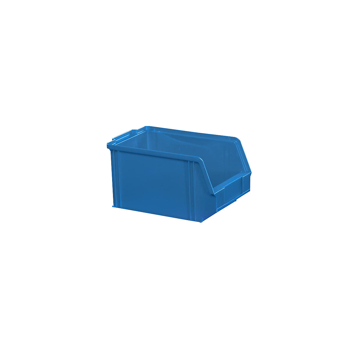Cassettina in polistirene, lunghezza 230 mm, largh. x alt. 146 x 130 mm, conf. da 60 pz., blu-0