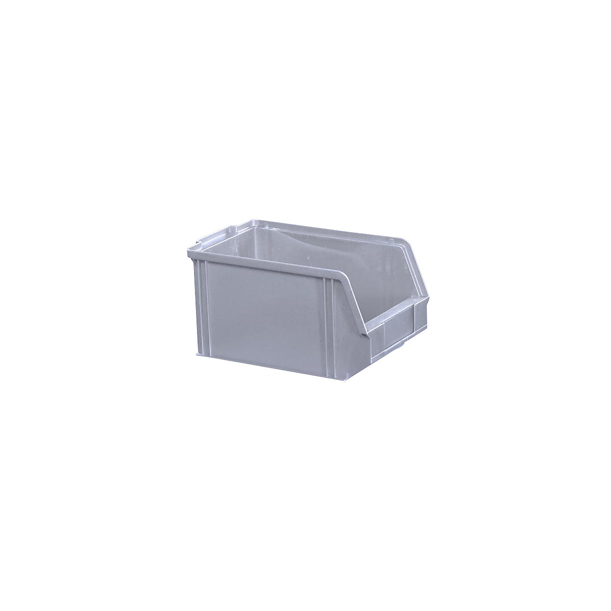 Cassettina in polistirene, lunghezza 230 mm, largh. x alt. 146 x 130 mm, conf. da 60 pz., grigio-0