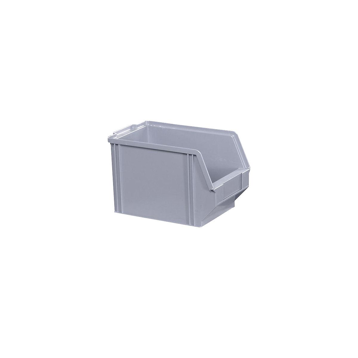 Cassettina in polistirene, lunghezza 230 mm, largh. x alt. 146 x 150 mm, conf. da 40 pz., grigio-0
