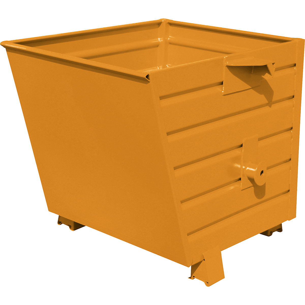 Cassone impilabile – eurokraft pro, capacità 0,55 m³, arancione RAL 2000-0