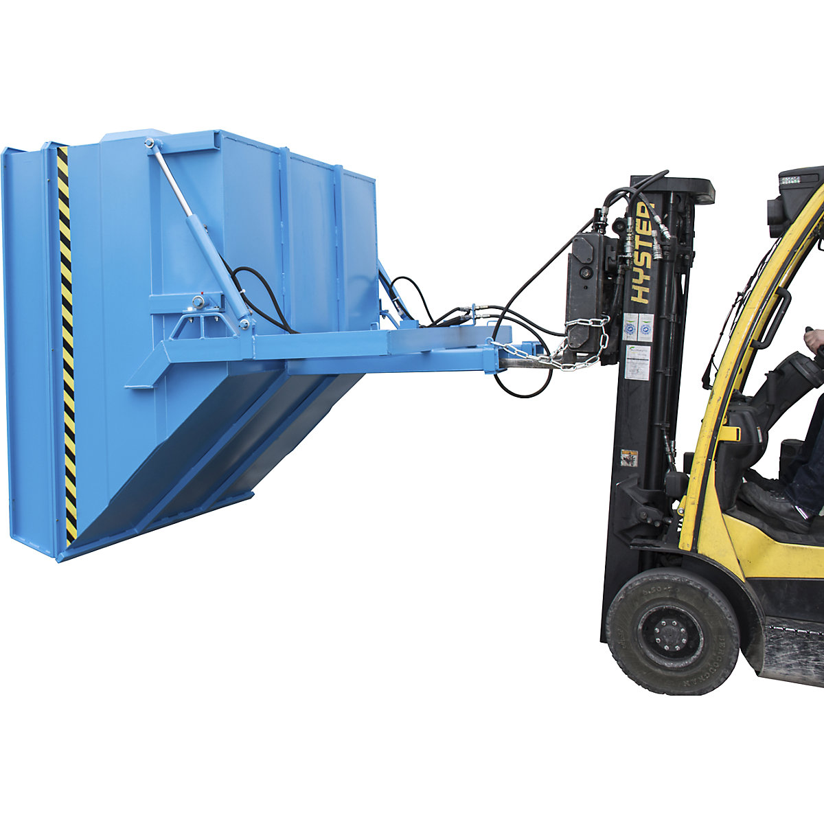 Contenitore ribaltabile XXL con ausilio di sollevamento – eurokraft pro (Foto prodotto 2)-1