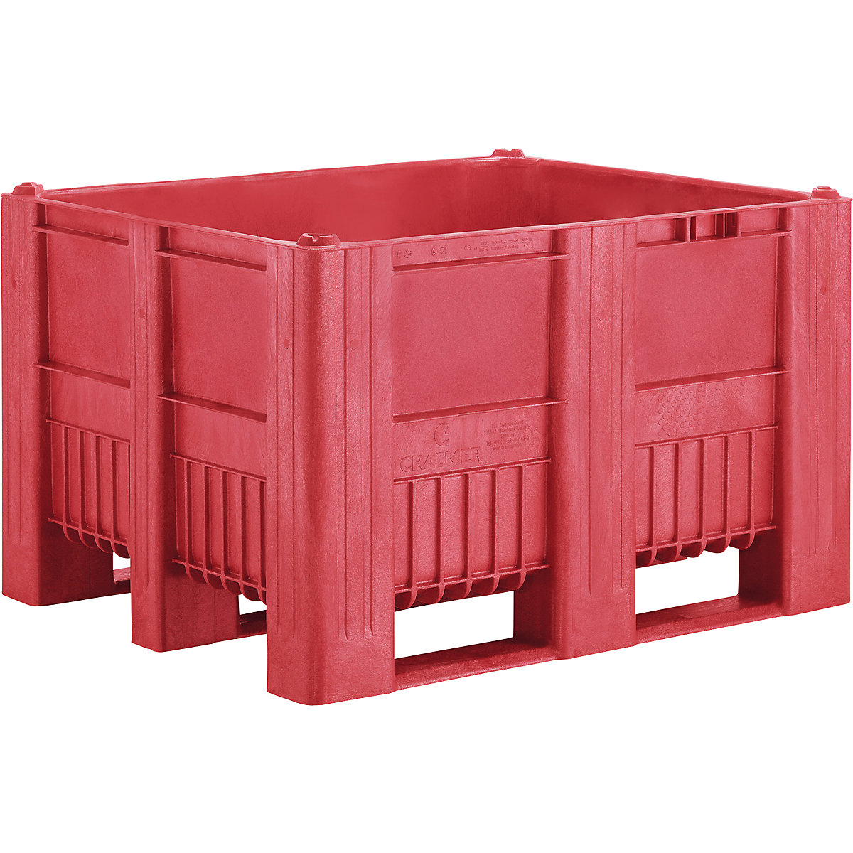 Contenitore per palette, capacità 610 l, rosso-0