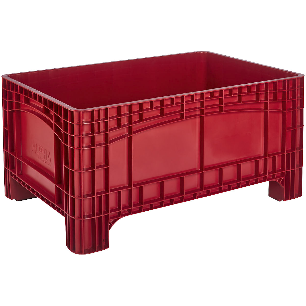 Contenitore supercapiente, capacità 354 l, 4 piedini, rosso-0