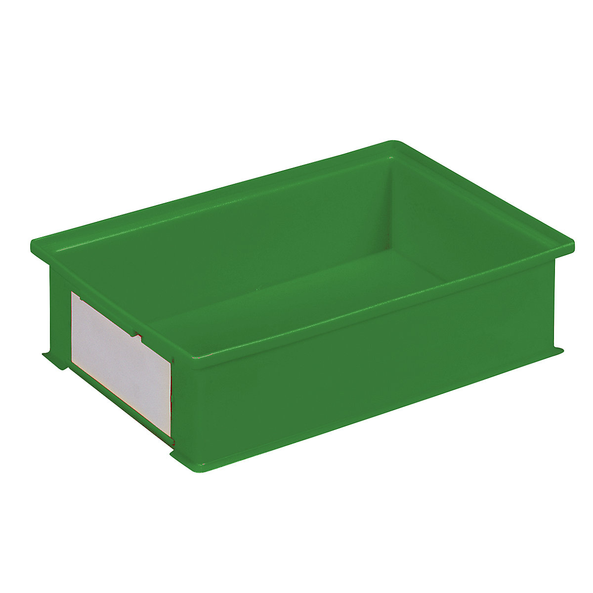 Cassa impilabile per trasporto, lungh. x largh. x alt. 465 x 314 x 120 mm, colore verde, conf. da 16 pezzi-0