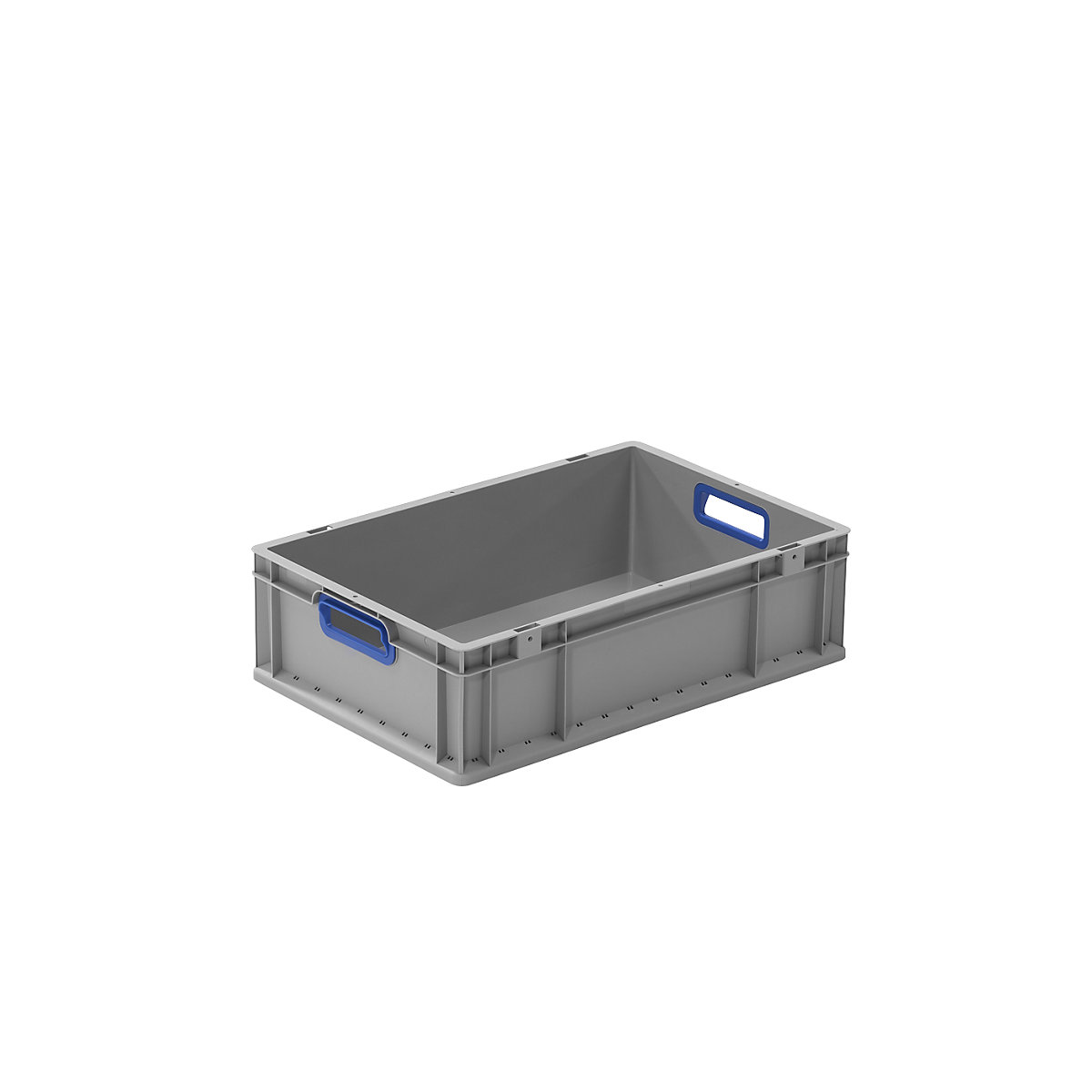 Contenitore a norma europea per carichi pesanti, capacità 34 l, conf. da 5 pz., maniglie di colore blu-0
