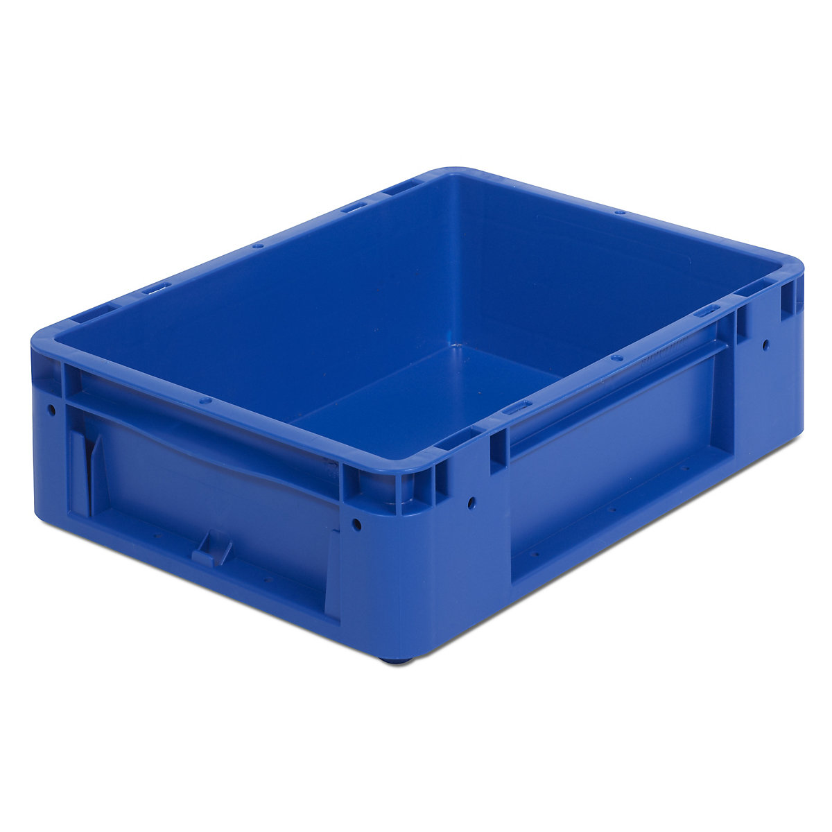 Contenitore per l'industria, capacità 10 l, lungh. x largh. x alt. 400 x 300 x 120 mm, conf. da 5 pz., blu-0