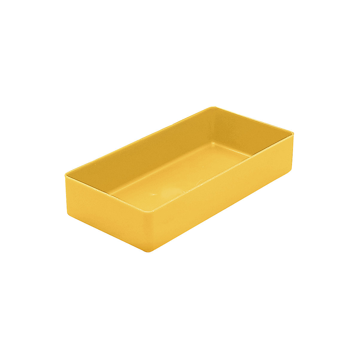 Vaschetta, altezza 40 mm, giallo, lungh. x largh. 198x99 mm, conf. da 50 pezzi-0