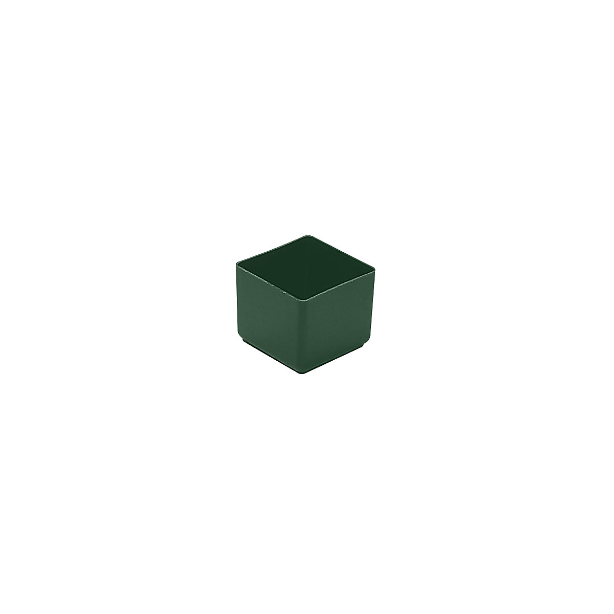 Vaschetta, altezza 40 mm, verde, lungh. x largh. 49x49 mm, conf. da 50 pezzi-0