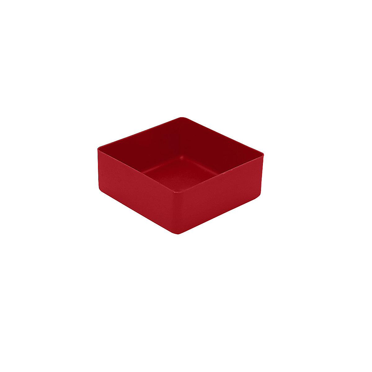 Vaschetta, altezza 40 mm, rosso, lungh. x largh. 99x99 mm, conf. da 50 pezzi-0