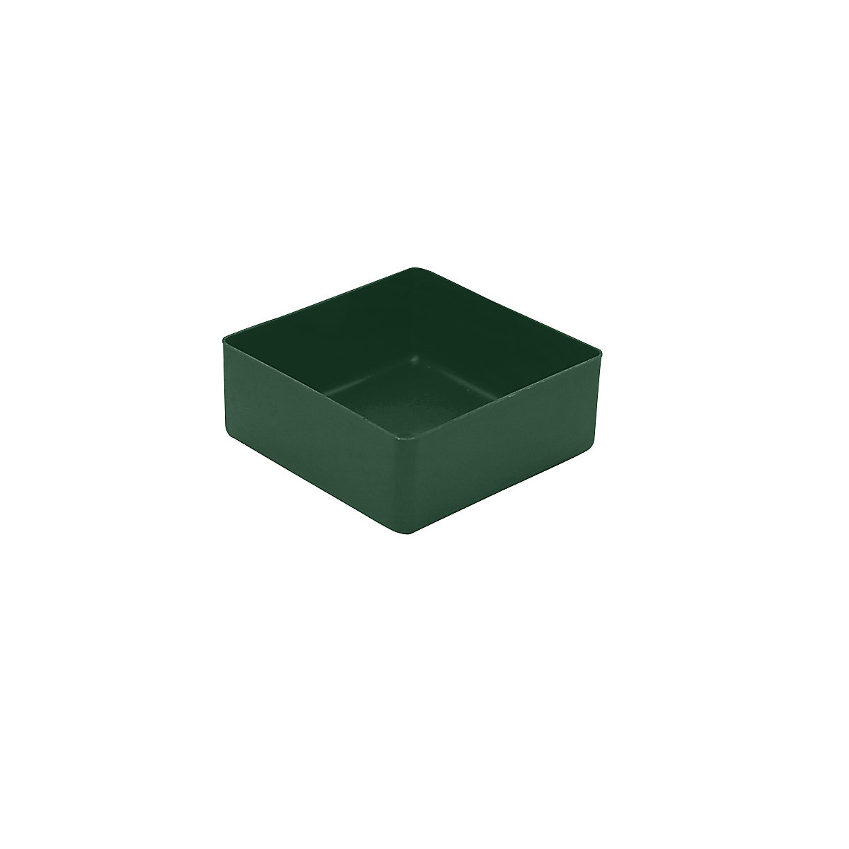 Vaschetta, altezza 40 mm, verde, lungh. x largh. 99x99 mm, conf. da 50 pezzi-0