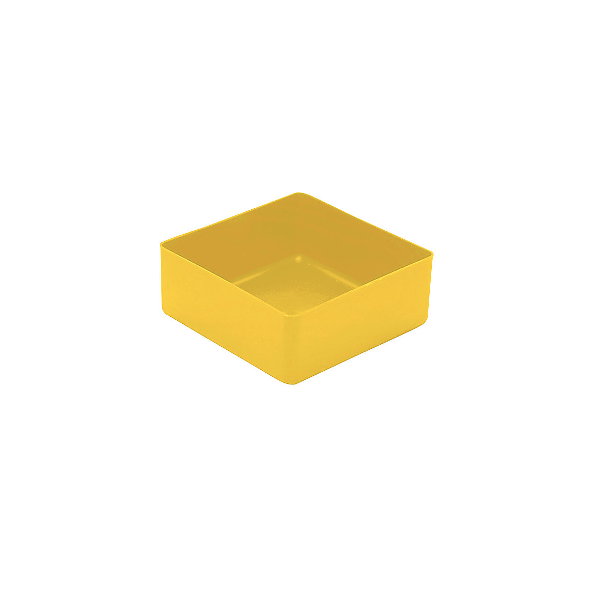 Vaschetta, altezza 40 mm, giallo, lungh. x largh. 99x99 mm, conf. da 50 pezzi-0