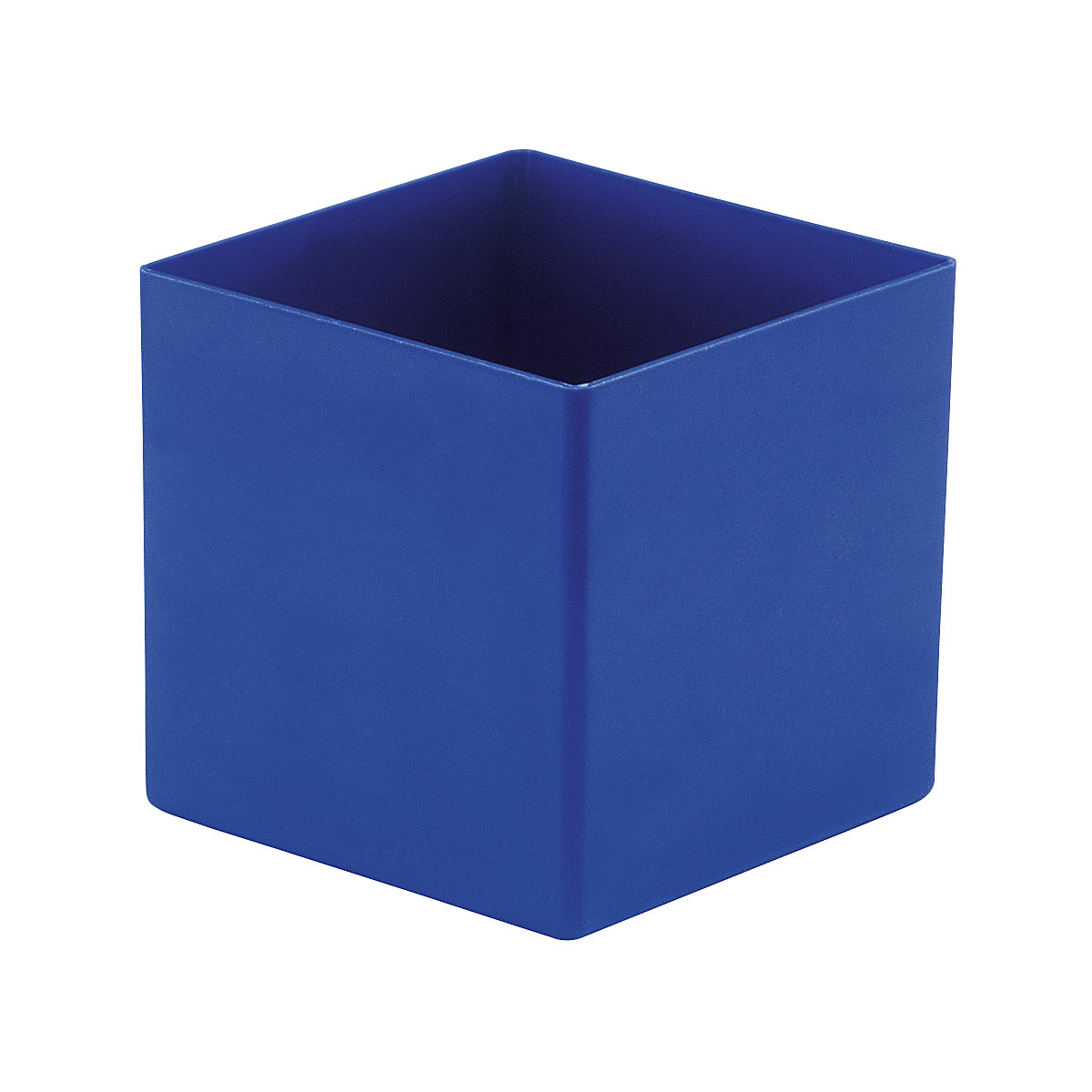 Vaschetta, altezza 90 mm, blu, lungh. x largh. 99x99 mm, conf. da 50 pz.-0