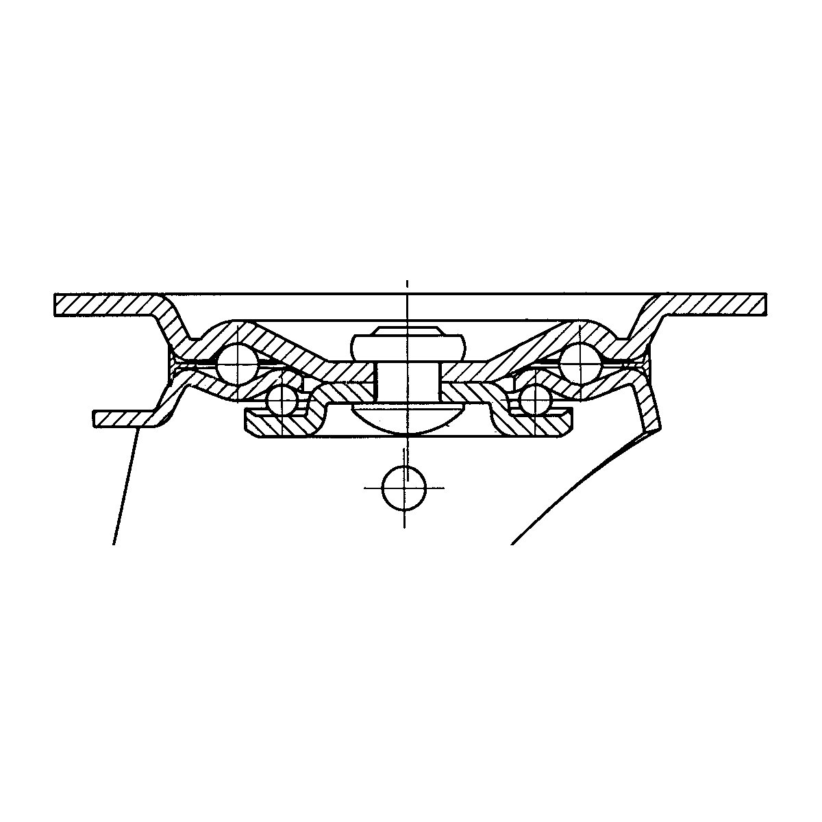 Polyurethane tyre on aluminium rim – Wicke (Product illustration 4)-3