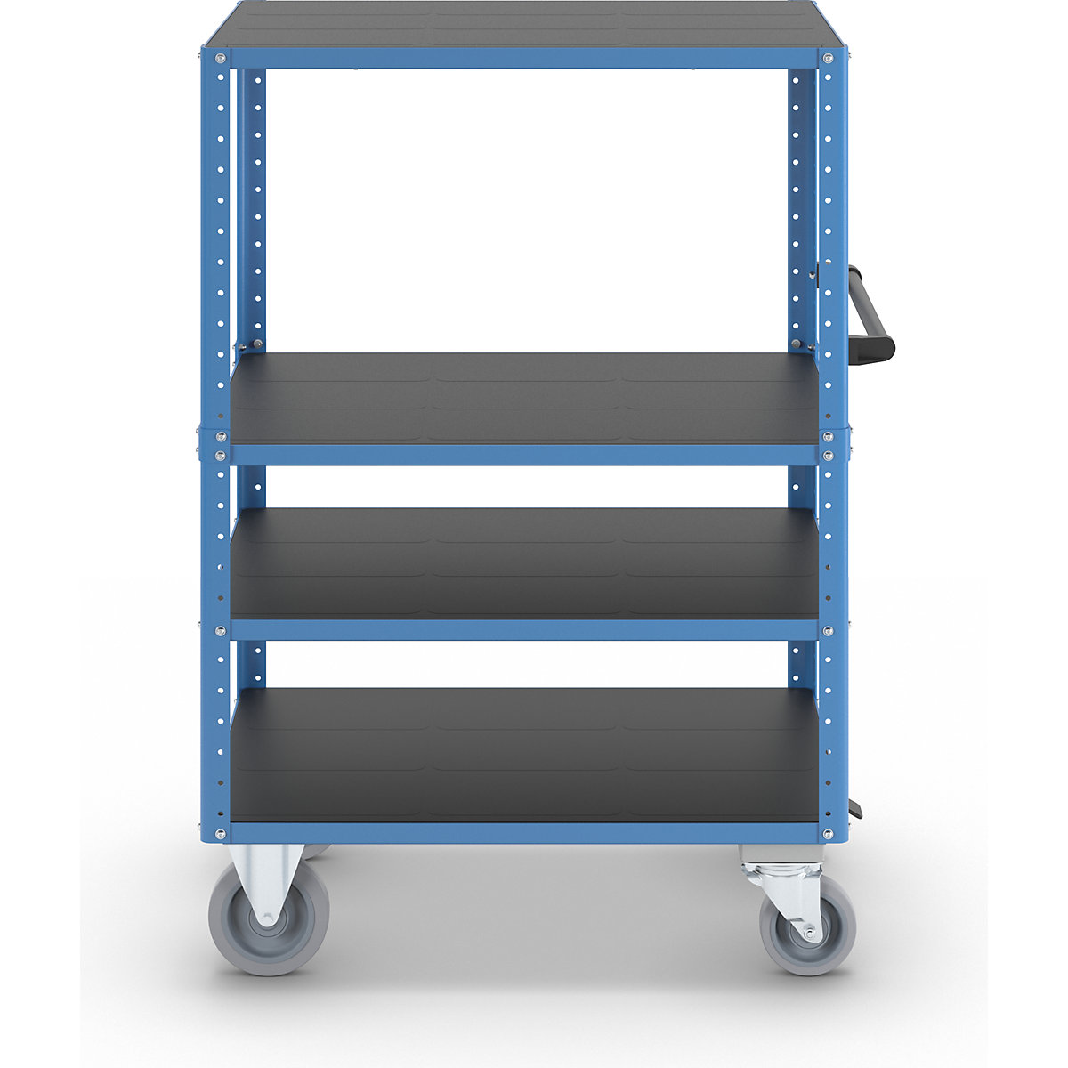 Chariot à tablettes CustomLine, ouvert sur 4 côtés – eurokraft pro (Illustration du produit 9)-8