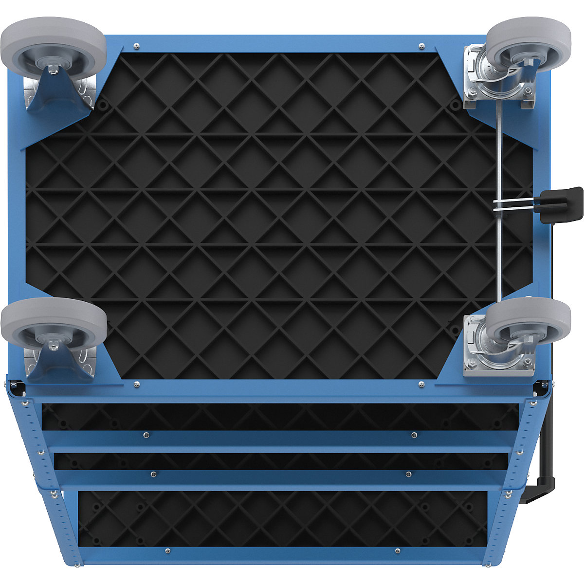 Chariot à tablettes CustomLine, ouvert sur 4 côtés – eurokraft pro (Illustration du produit 11)-10