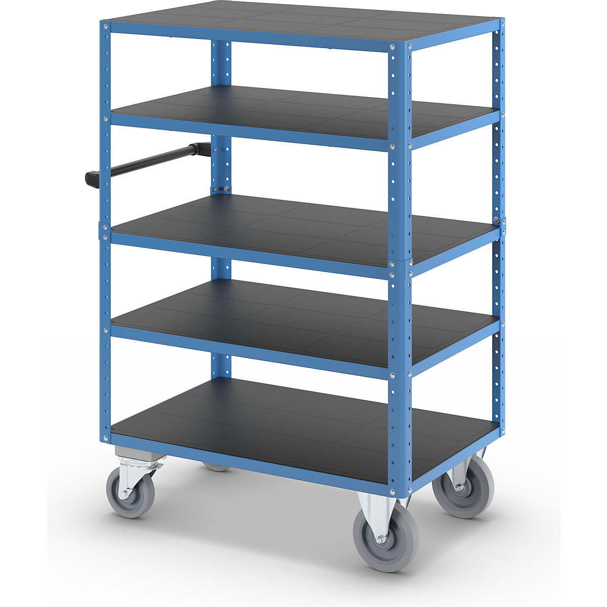 Chariot à tablettes CustomLine, ouvert sur 4 côtés – eurokraft pro (Illustration du produit 12)-11