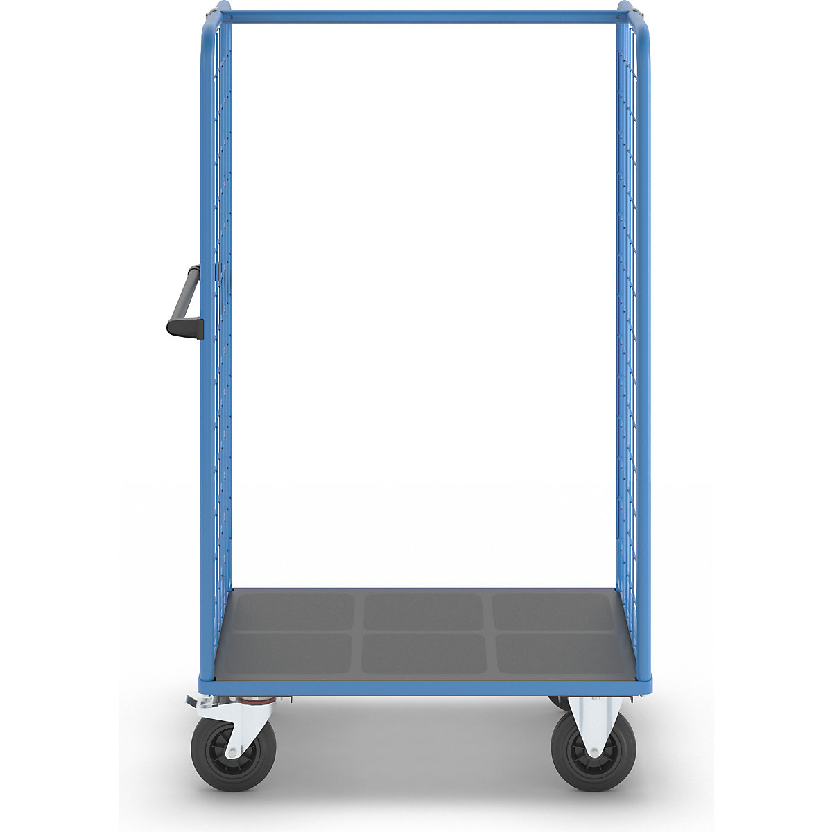 Chariot à tablettes à panneaux latéraux grillagés – eurokraft pro (Illustration du produit 9)-8