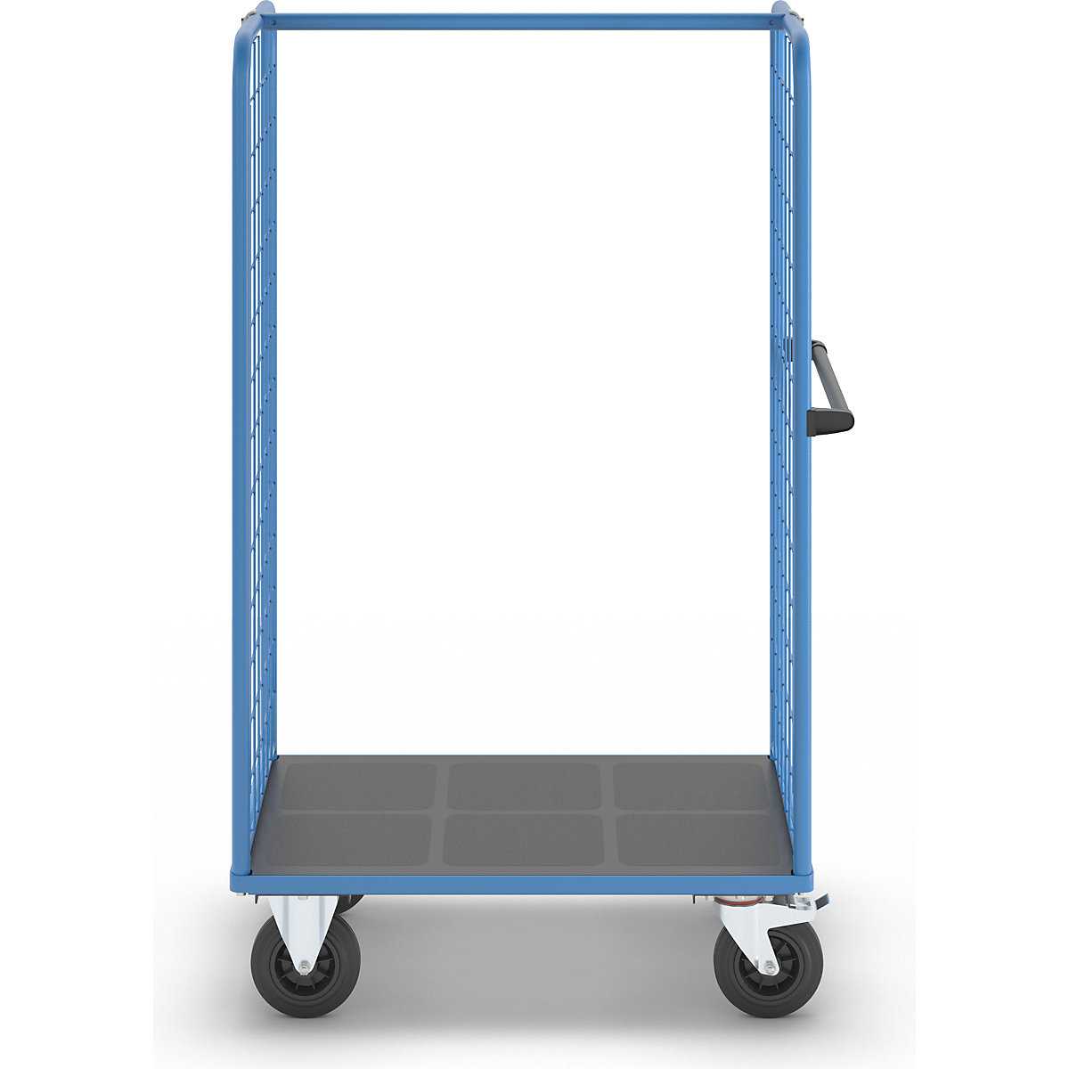 Chariot à tablettes à panneaux latéraux grillagés – eurokraft pro (Illustration du produit 3)-2