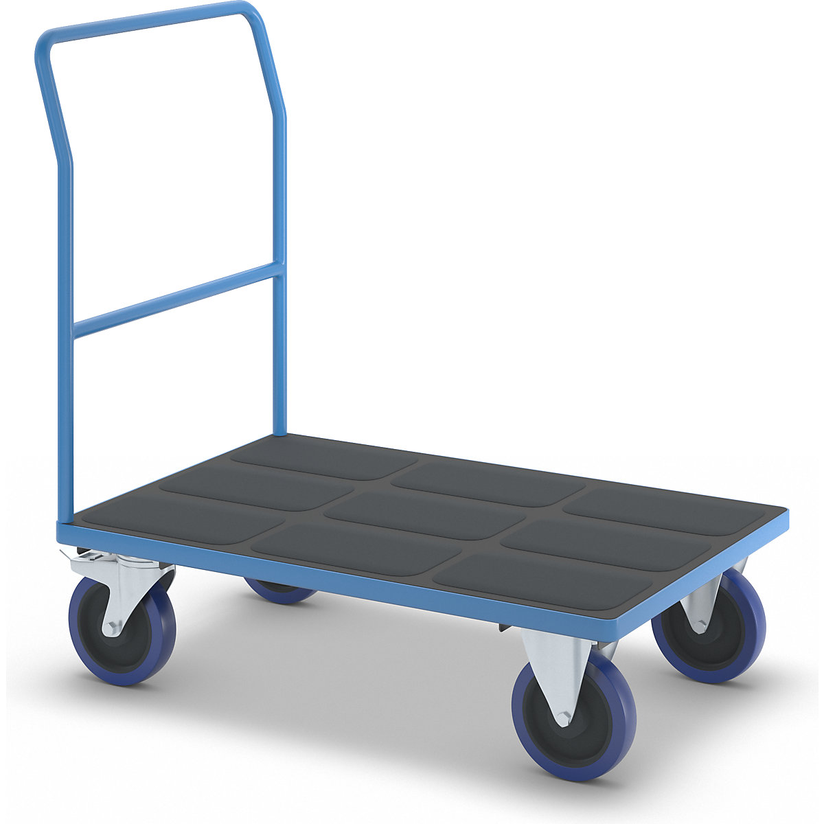 Chariot plate-forme avec barre de poussée – eurokraft pro (Illustration du produit 3)-2