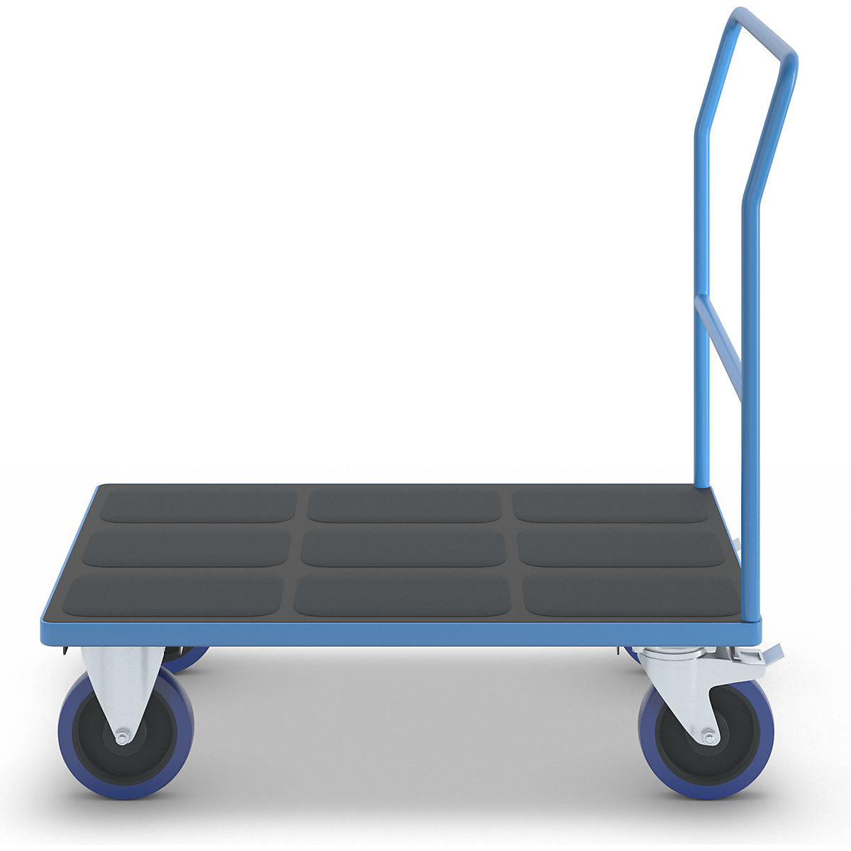 Chariot plate-forme avec barre de poussée – eurokraft pro (Illustration du produit 3)-2