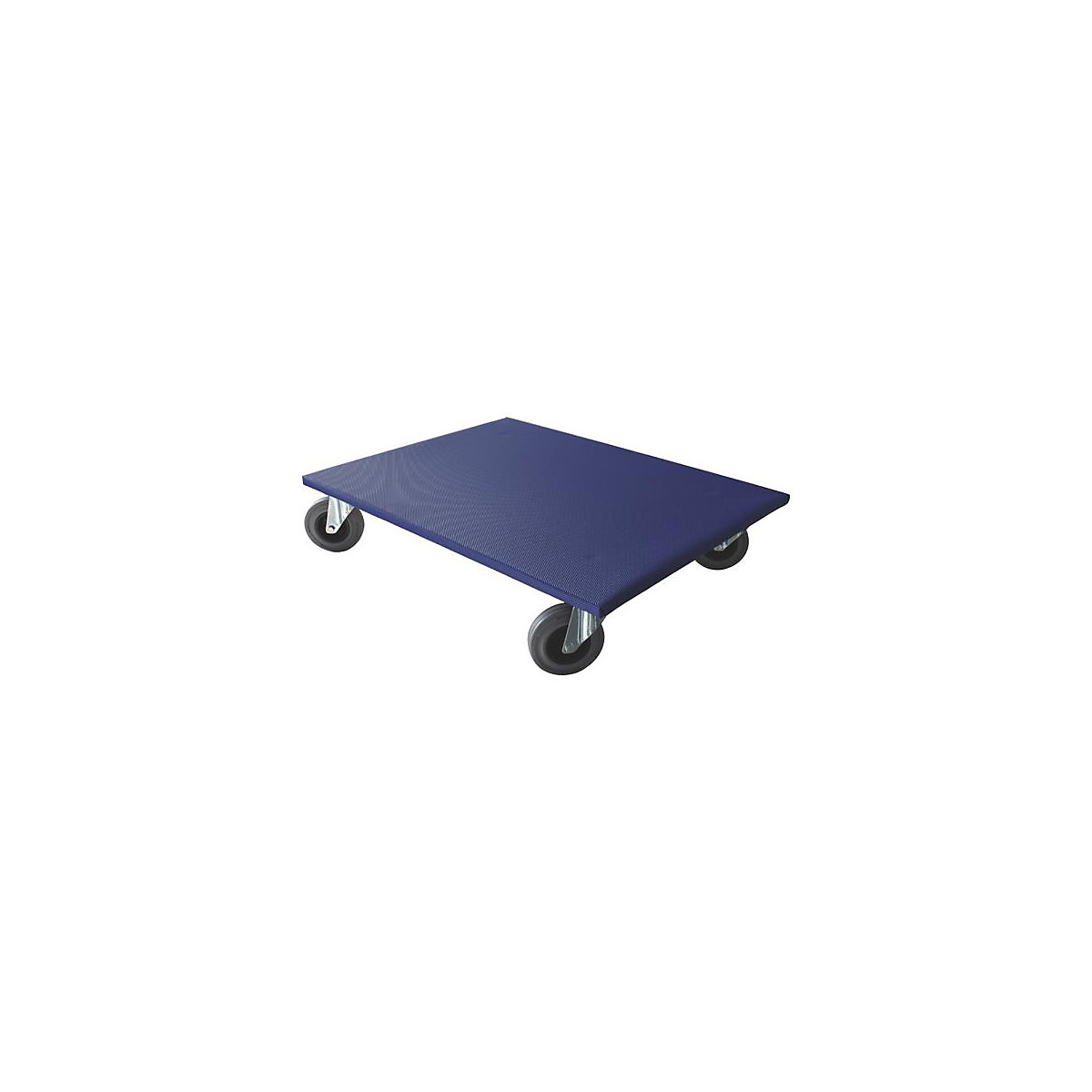 Plateau roulant, L x l x h 800 x 600 x 165 mm, roulettes à bandage caoutchouc
