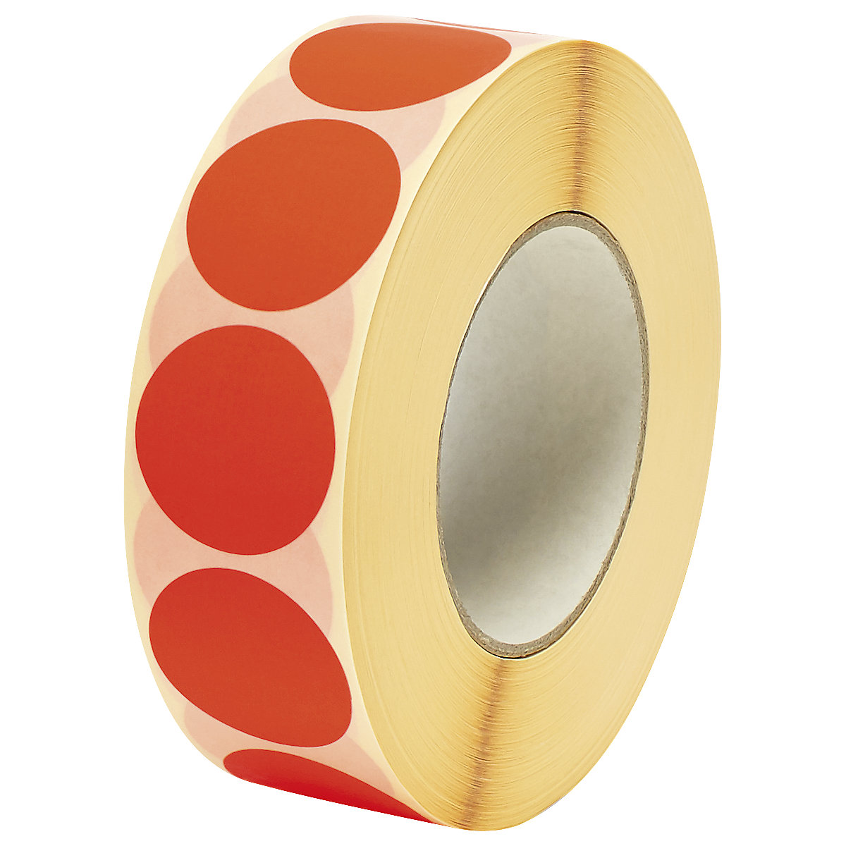 Contrassegni segnaletici – ratioform, Ø 40 mm, 2000 pz. per rotolo, rosso-1