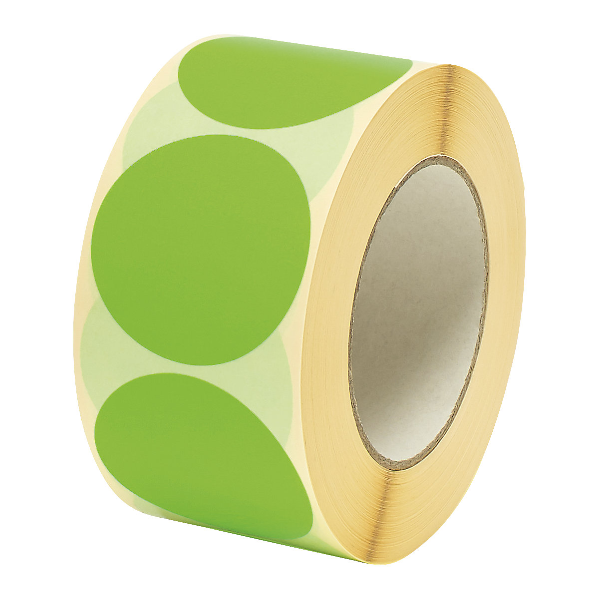 Contrassegni segnaletici – ratioform, Ø 60 mm, 1000 pz. per rotolo, verde-2