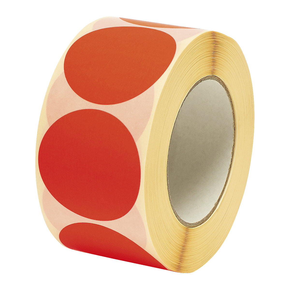Contrassegni segnaletici – ratioform, Ø 60 mm, 1000 pz. per rotolo, rosso-1