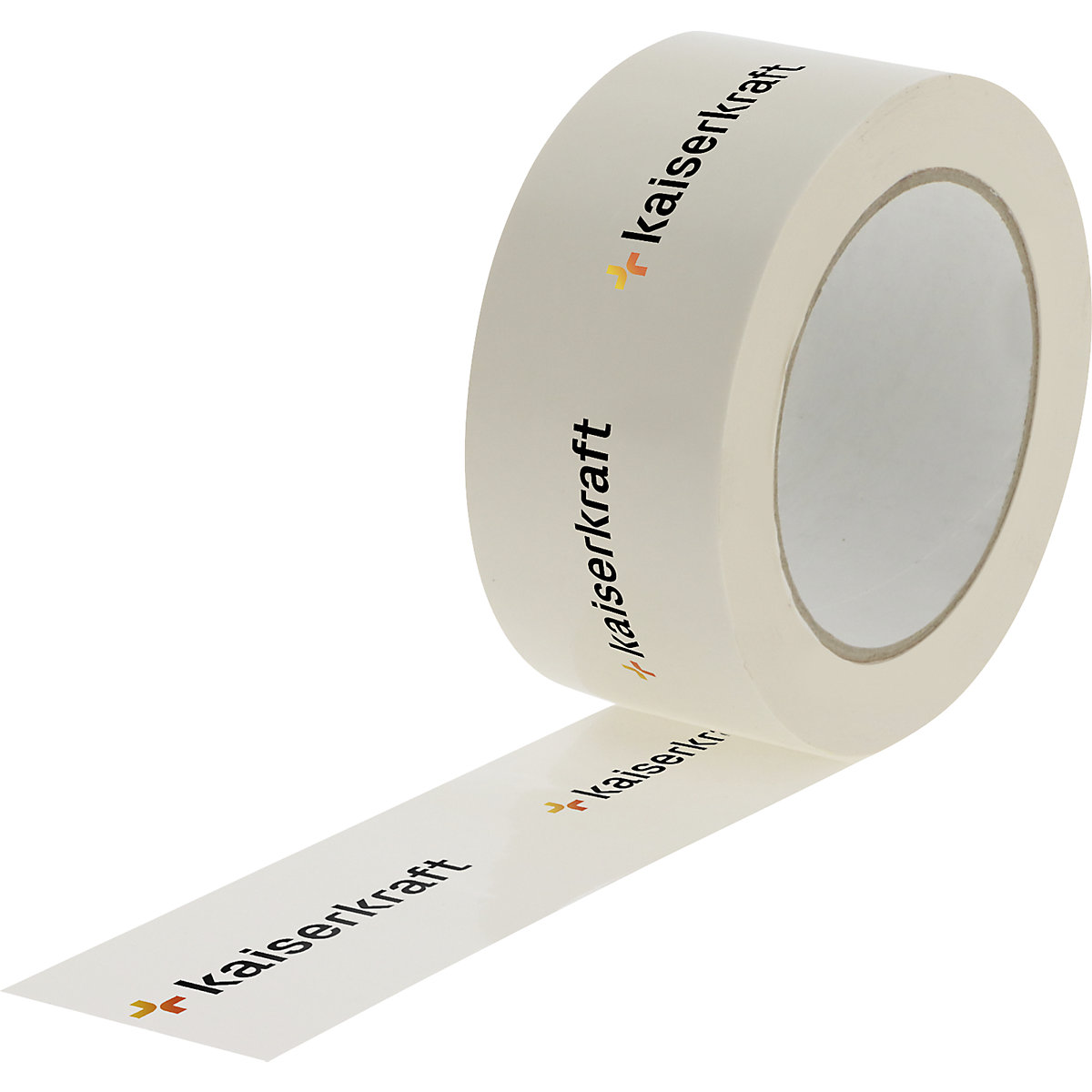 Nastro per pacchi in PET, stampa personalizzata, conf. da 36 rotoli, stampa a 3 colori, bianco-0