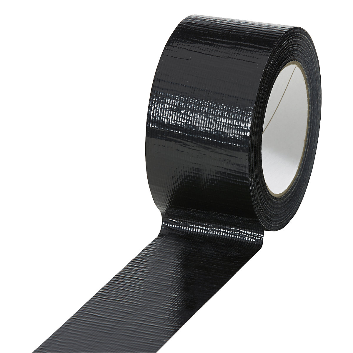 Cinta de tejido, en diferentes colores, UE 18 rollos, negro, anchura de cinta 50 mm-20