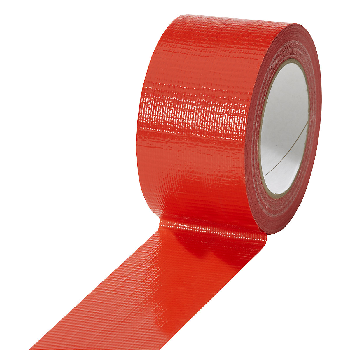 Cinta de tejido, en diferentes colores, UE 18 rollos, rojo, anchura de cinta 50 mm-10