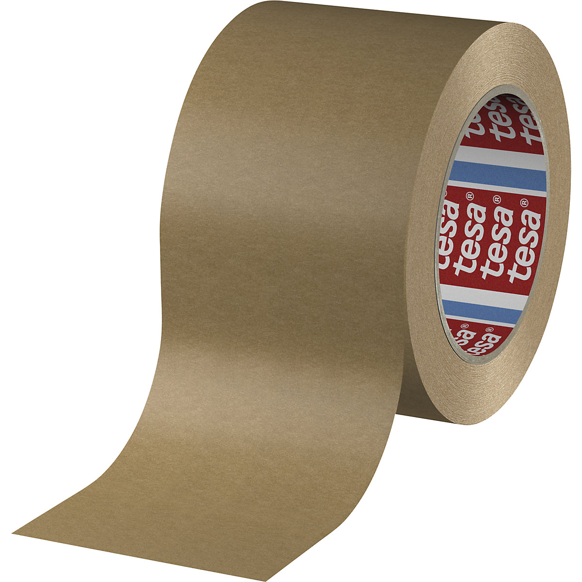 Cinta de embalaje de papel – tesa, tesa® 4513, UE 24 rollos, marrón, anchura de cinta 75 mm-1