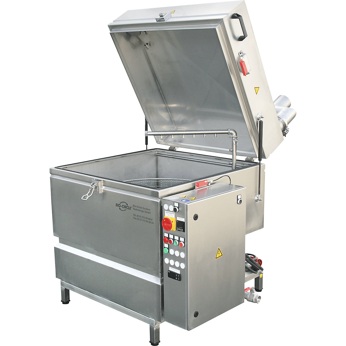 Parts washer – Bio-Circle, made of stainless steel, with high pressure spray system-0