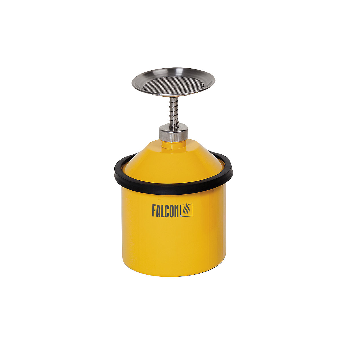 Plunger can – FALCON, yellow sheet steel, capacity 2.5 l-0