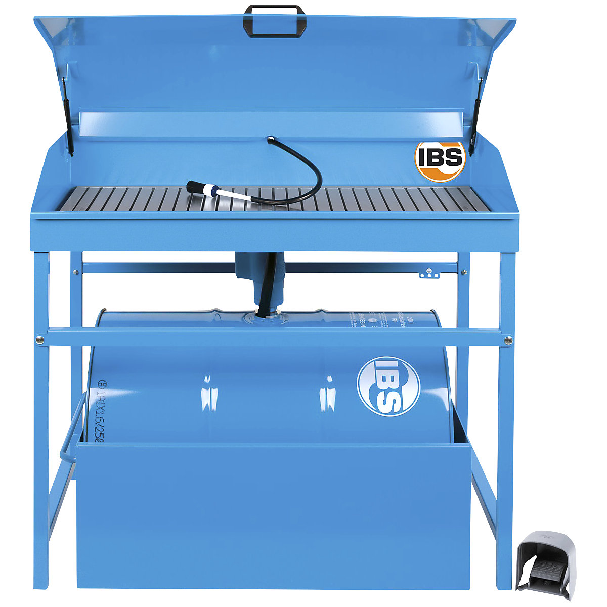 Professional parts washer with lid – IBS Scherer (Product illustration 2)-1