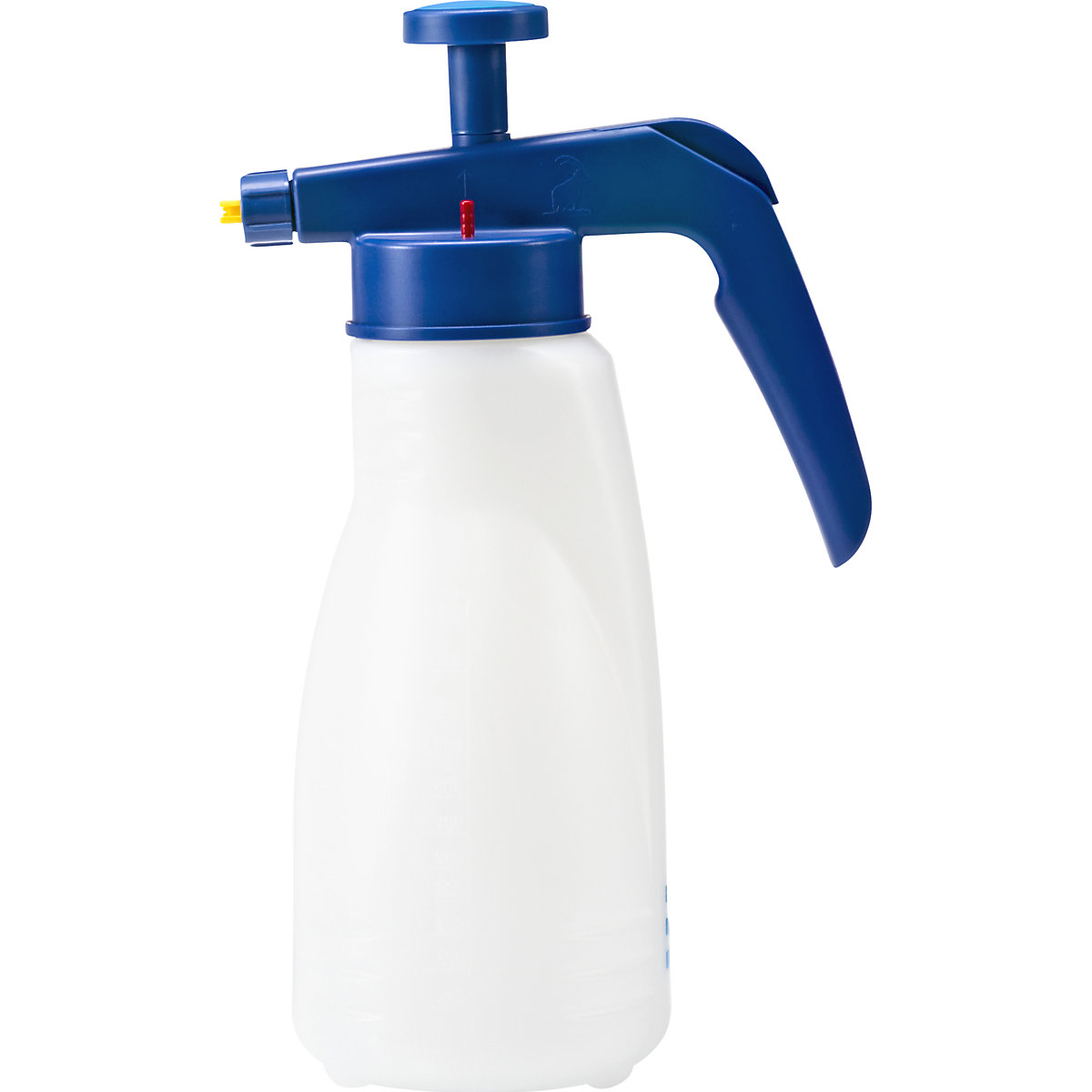 Pump spray container – PRESSOL, for alkaline solutions, capacity 1.5 l, PE white-transparent-0