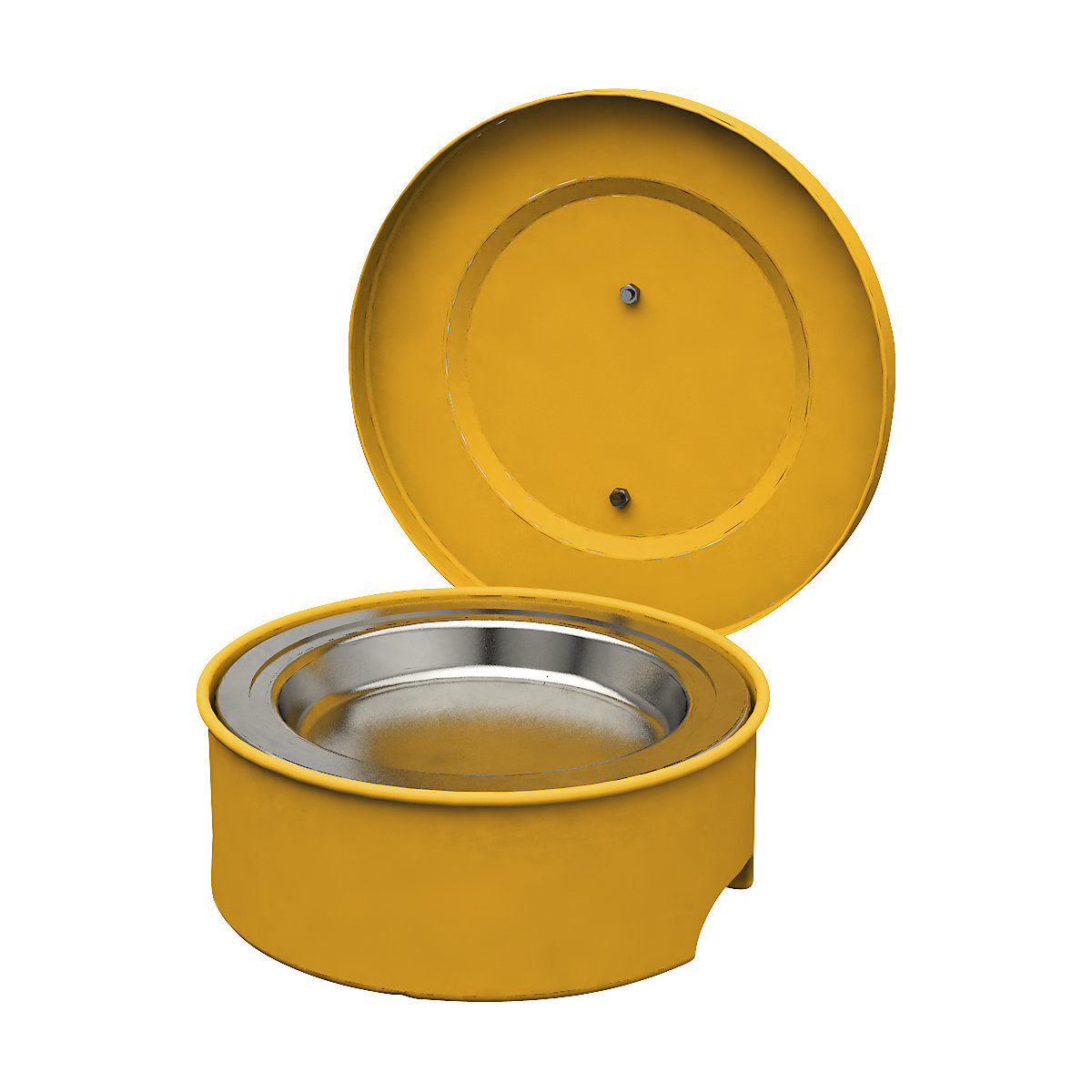 Small parts cleaner with earth connection – FALCON, steel, coated, capacity 2 l-0