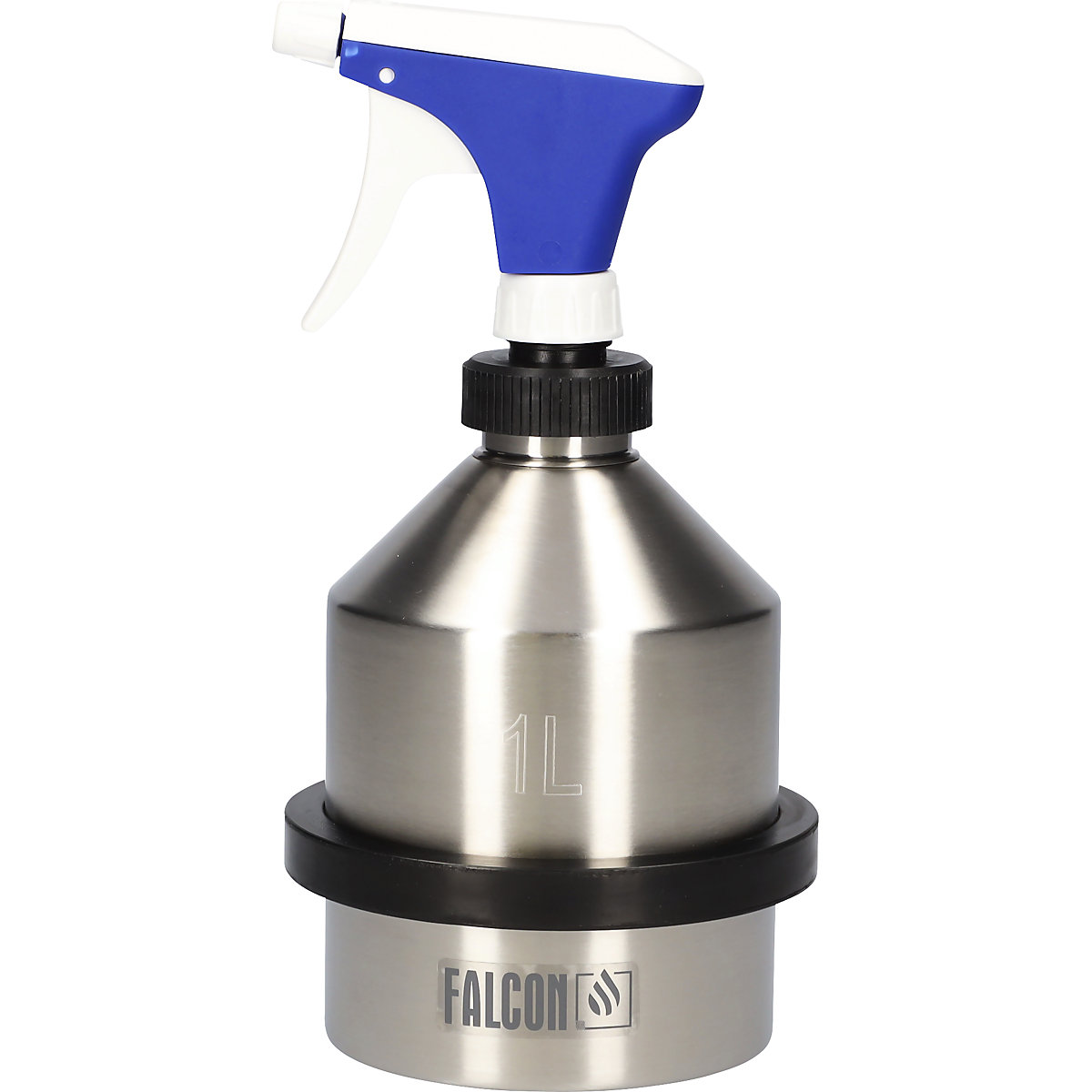 Spray bottle – FALCON, stainless steel, capacity 1 l-0