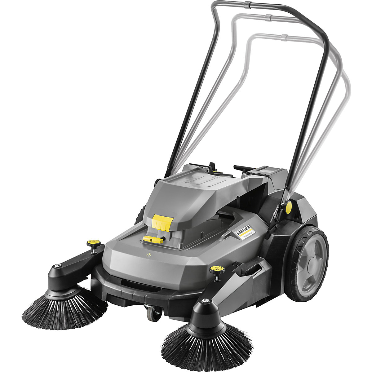 Cordless push along sweeper with flat pleated filter – Kärcher