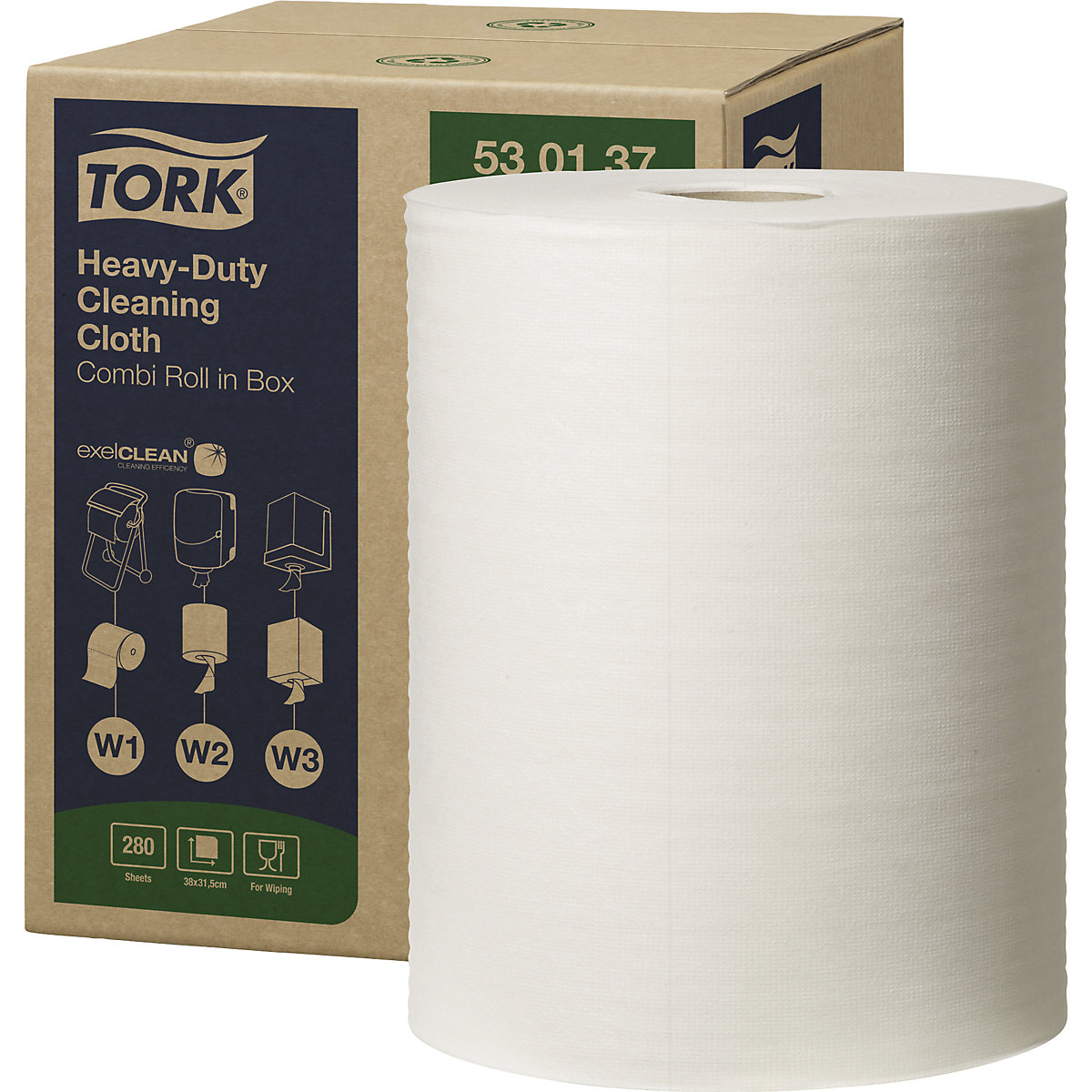 Paper wipes, extra strong - TORK