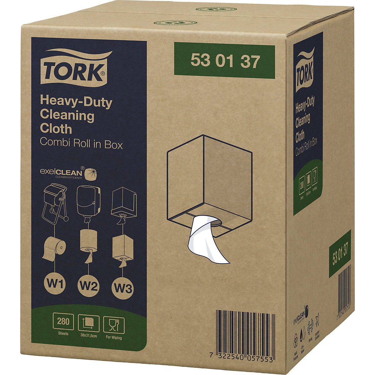 Paper wipes, extra strong – TORK (Product illustration 3)-2