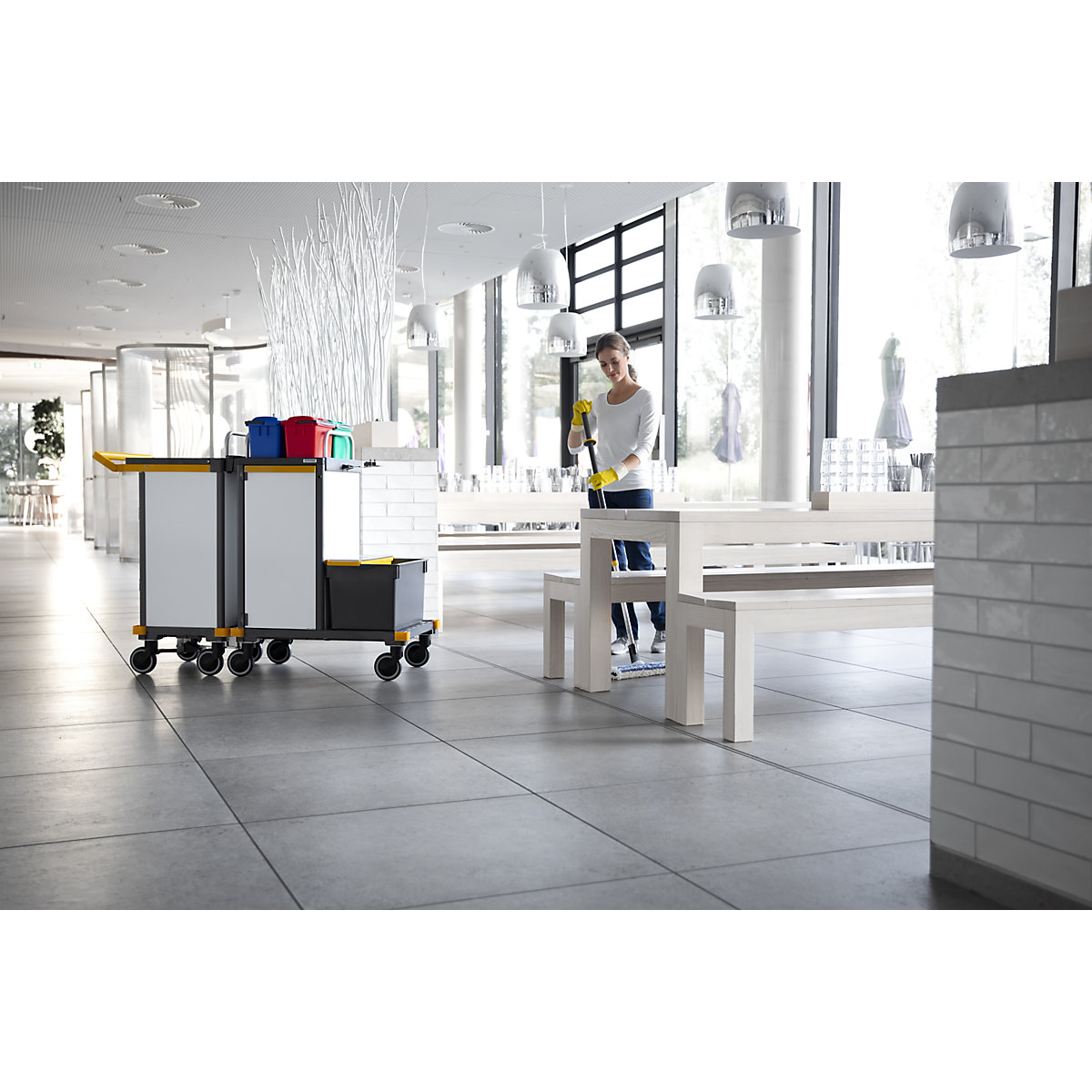 EQUIPE cleaning trolley – Vermop (Product illustration 5)-4