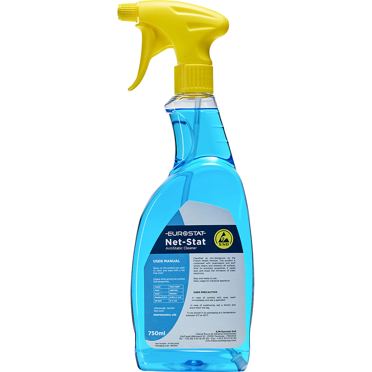 Anti-static cleaner, conductive - NOTRAX