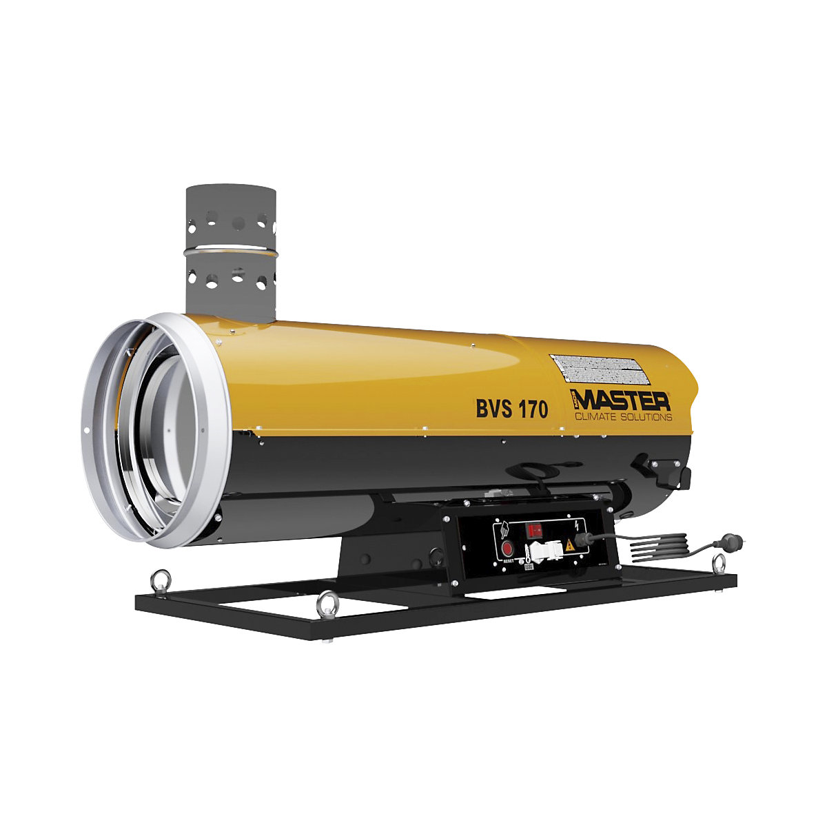 Riscaldatore a gasolio, 220 – 240 V/50 Hz/1 fase, lungh. x largh. x alt. 1350 x 575 x 1000 mm-0