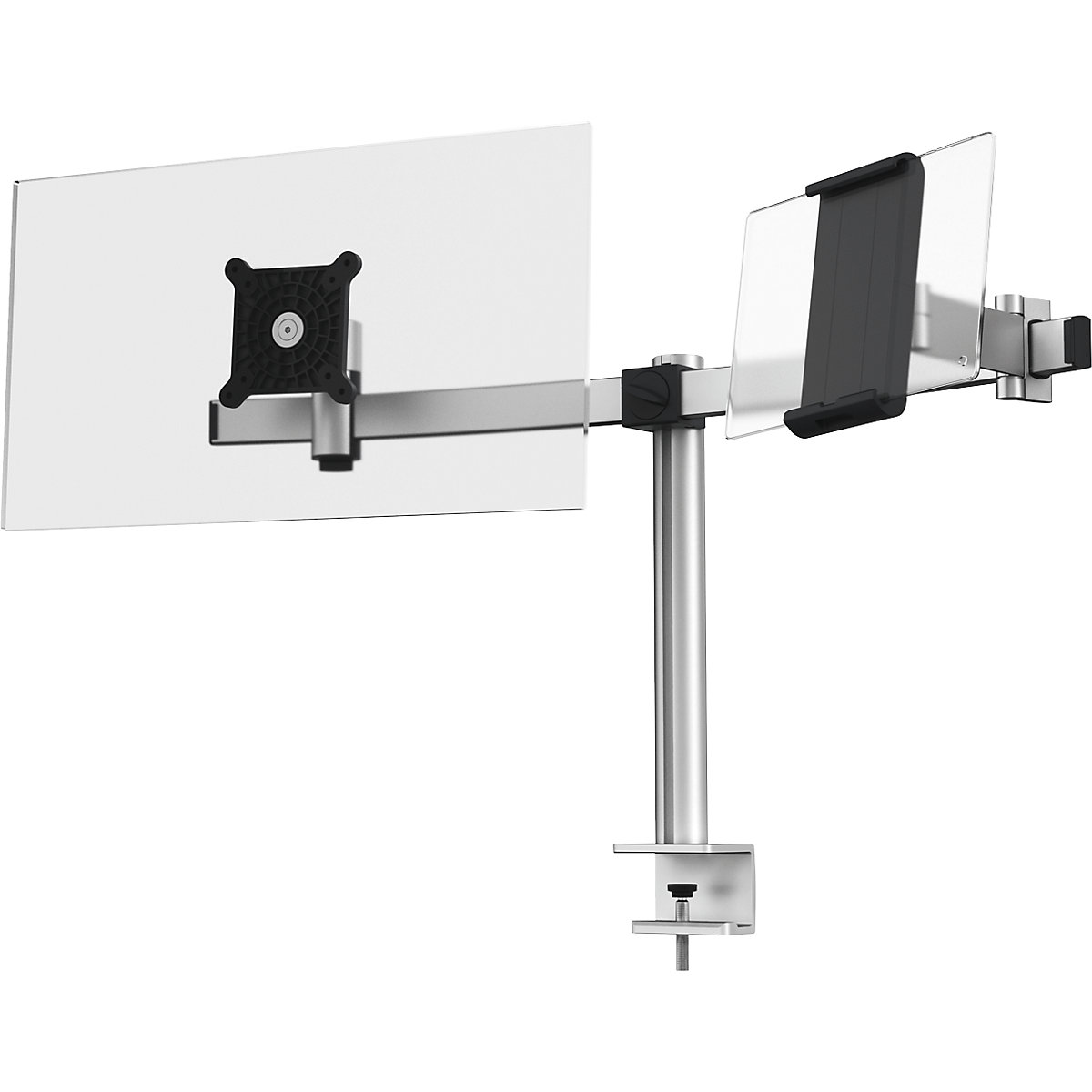 Monitor holder for 1 monitor and 1 tablet – DURABLE (Product illustration 3)-2