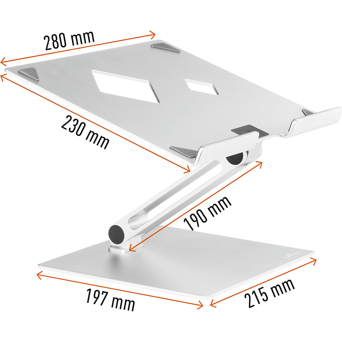RISE laptop stand – DURABLE (Product illustration 2)-1