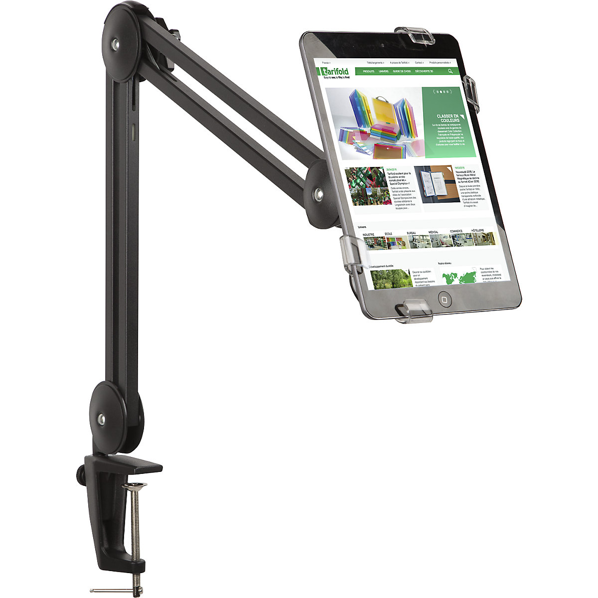 X-tend swivel arm for tablets - Tarifold