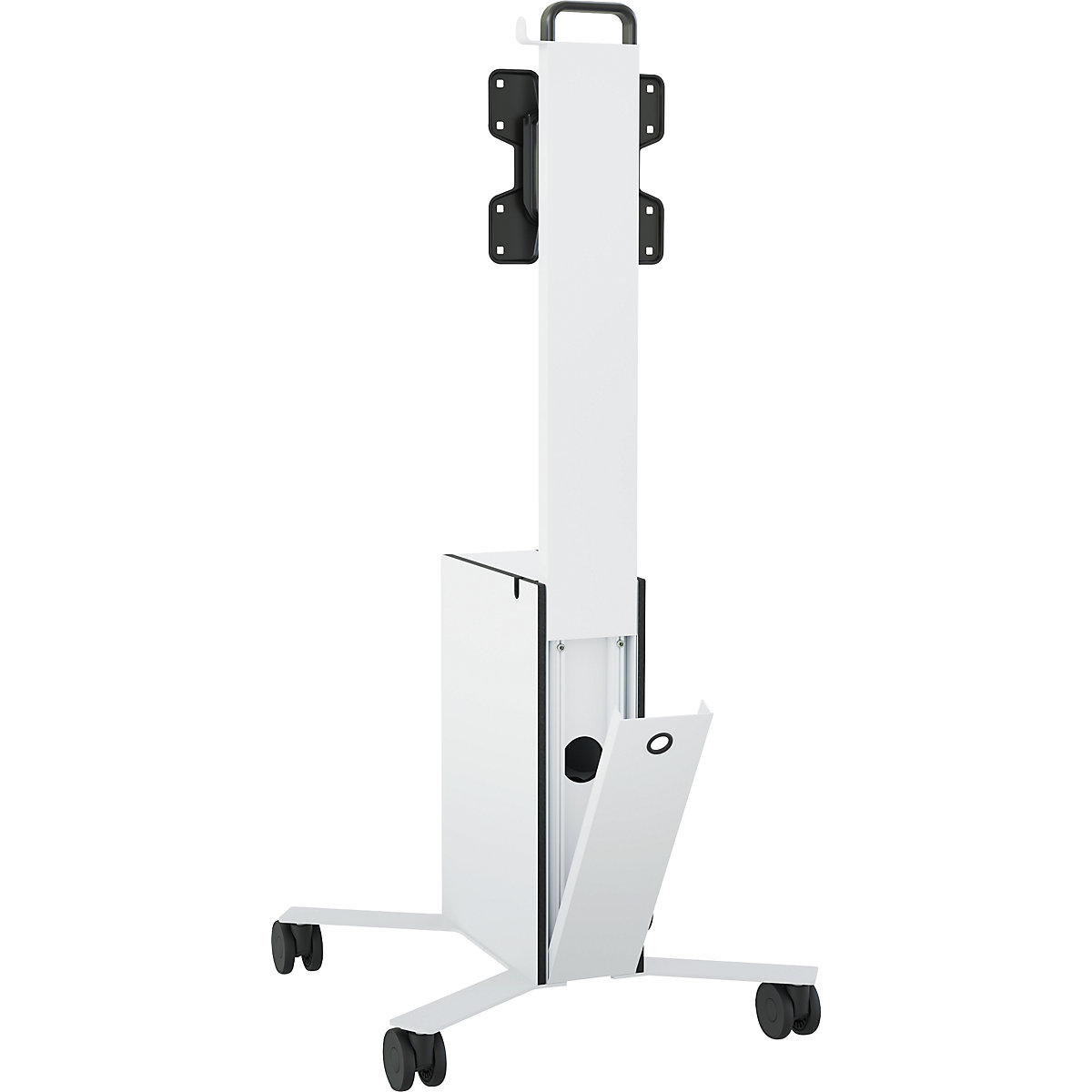 COWORKSTATION® mobile TV trolley – DURABLE (Product illustration 2)-1