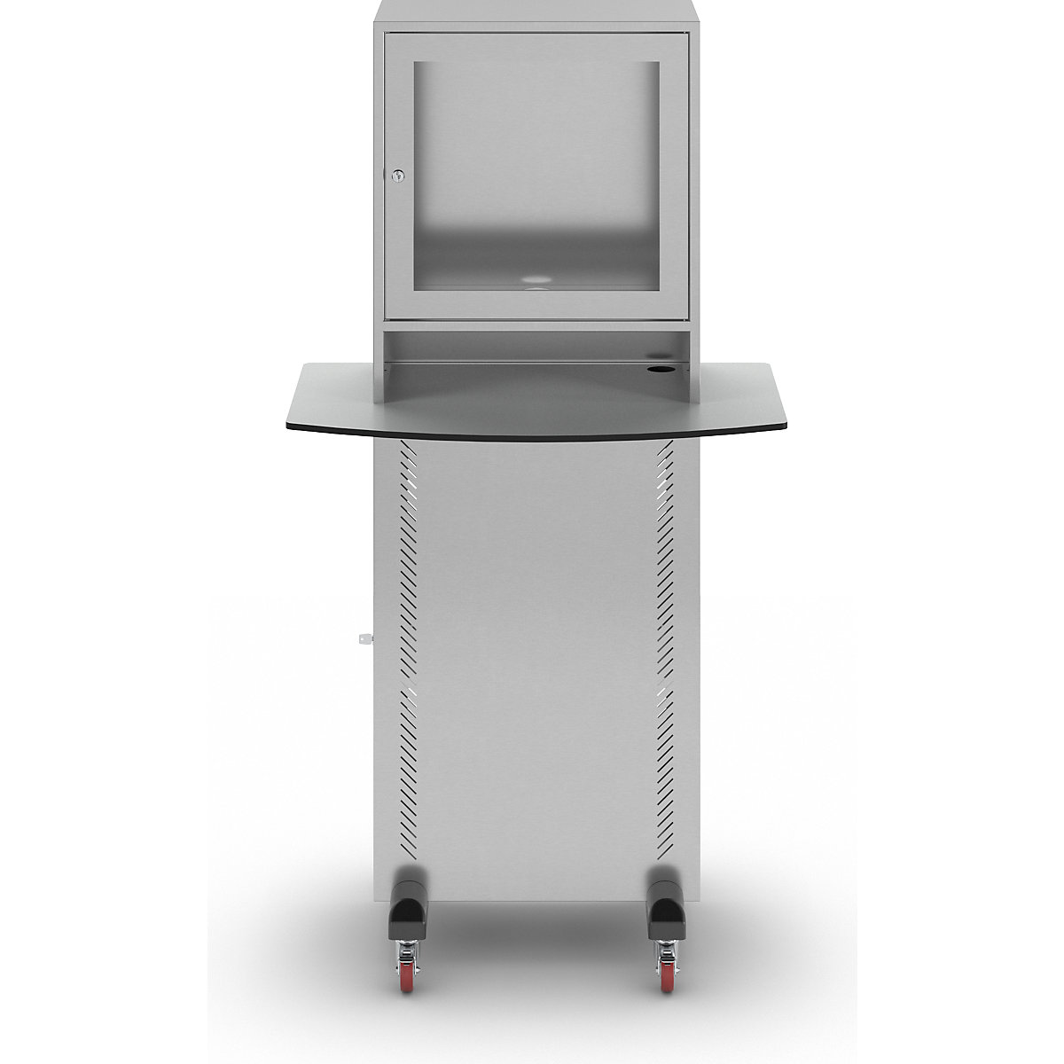 Stainless steel PC cupboard – eurokraft pro (Product illustration 7)-6